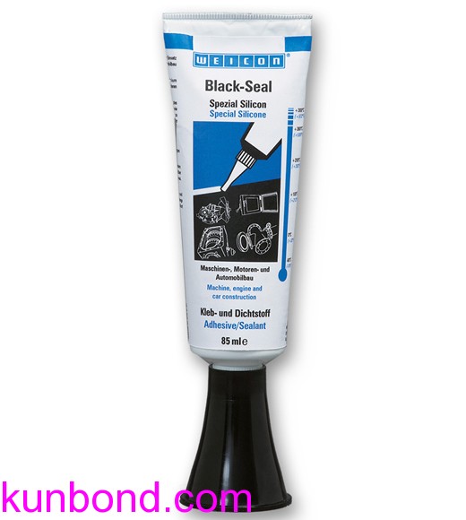 IMAP 815284，WEICON Adhesive and Sealant，Black Seal，Black，85ml  